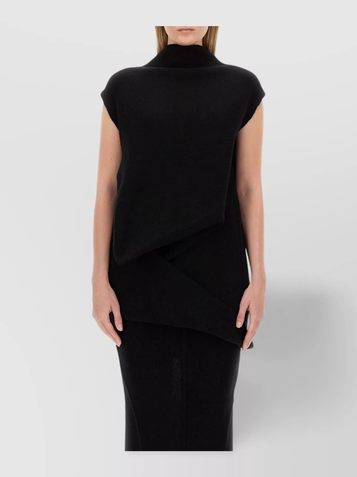 Rick Owens Layered Sleeveless Knitted Tops