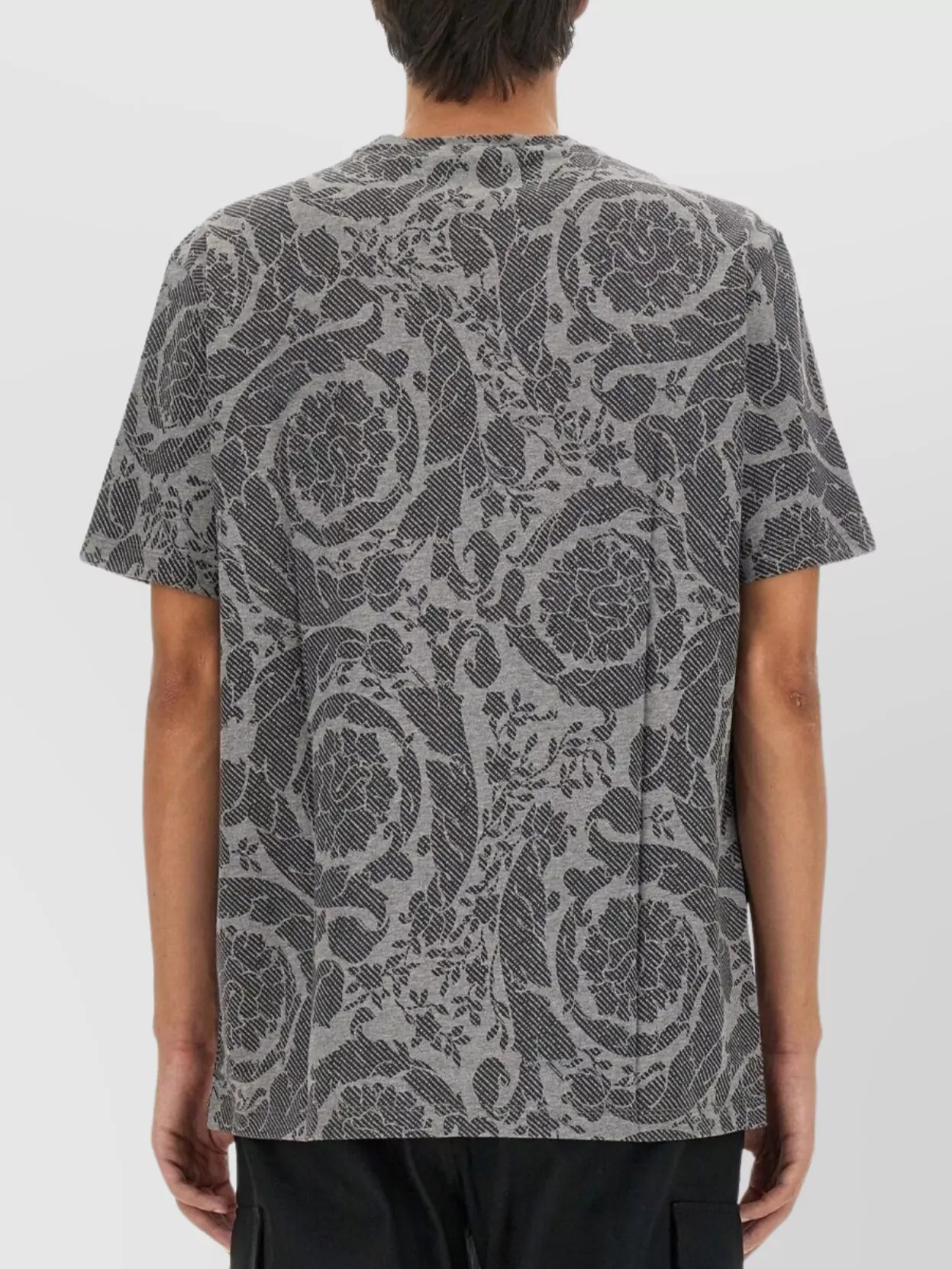 Versace Baroque Logo T-Shirt Silhouette