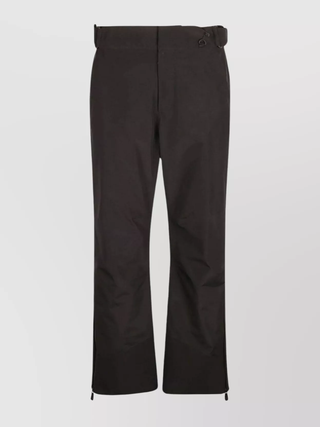 Shop Moncler Leg Cut Thermal Pants In Black