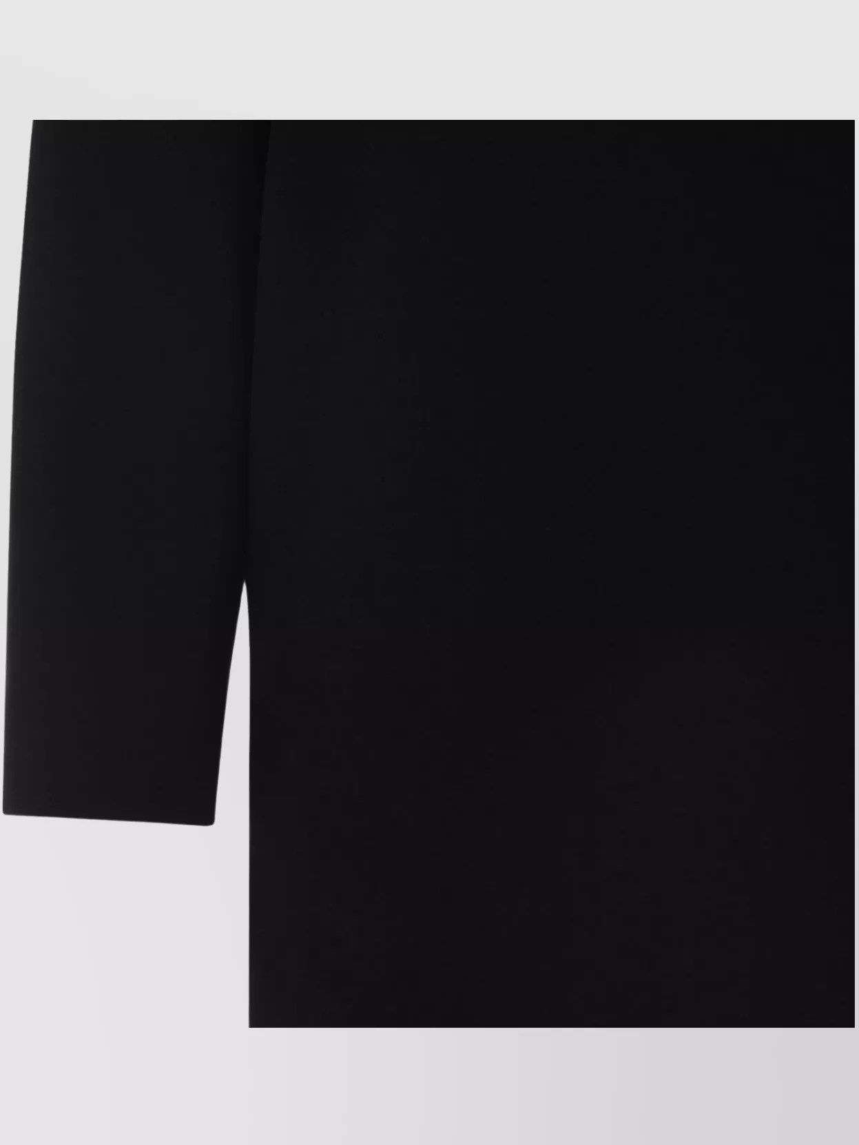 Max Mara Stand-Up Collar Mini Dress With Long Sleeves