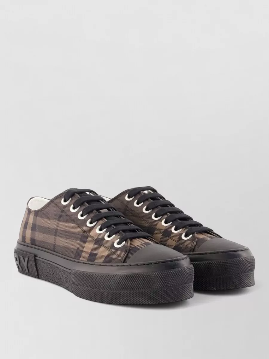 Burberry nylon low-top sneakers