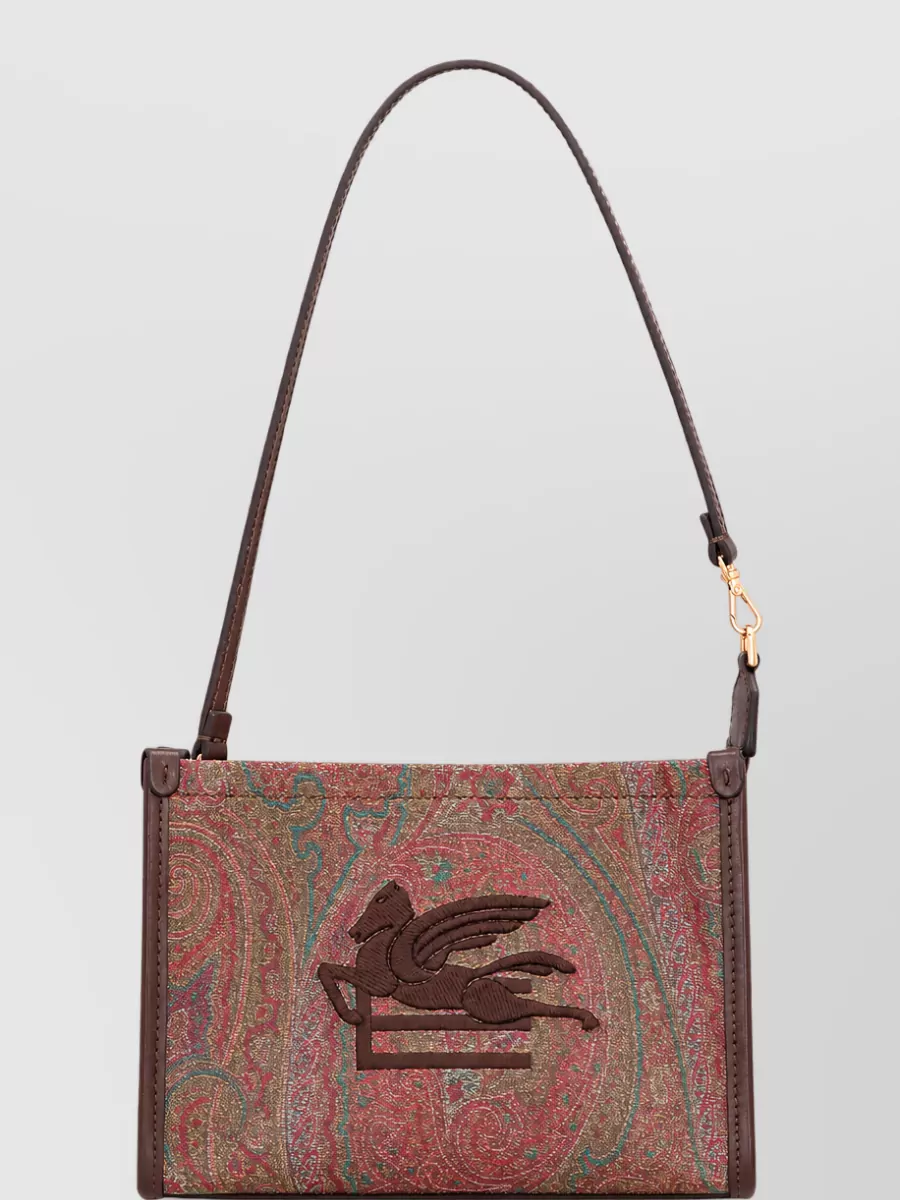 Etro arnica leather mini pouch