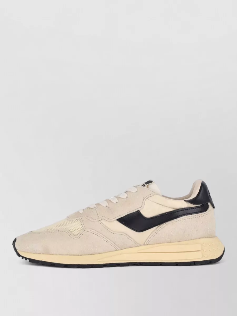 Autry Leather Nylon Low-Top Sneakers