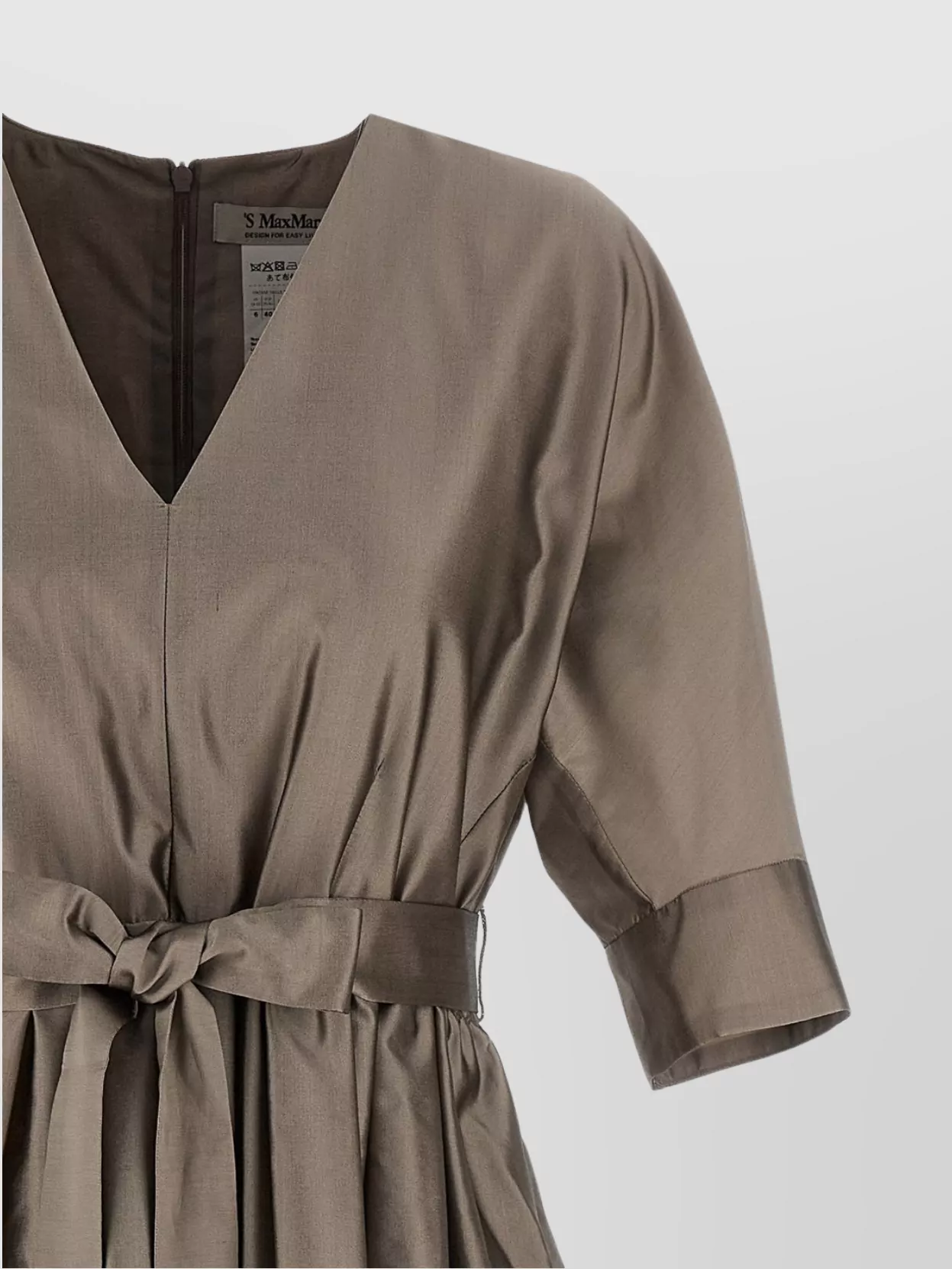 's Max Mara Viola Satin Midi Dress