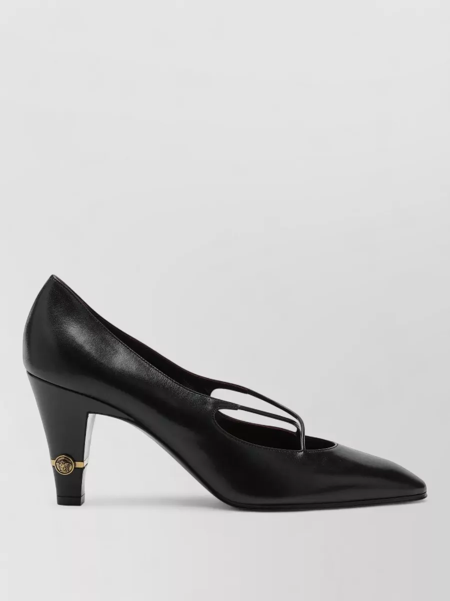 Versace leather pumps