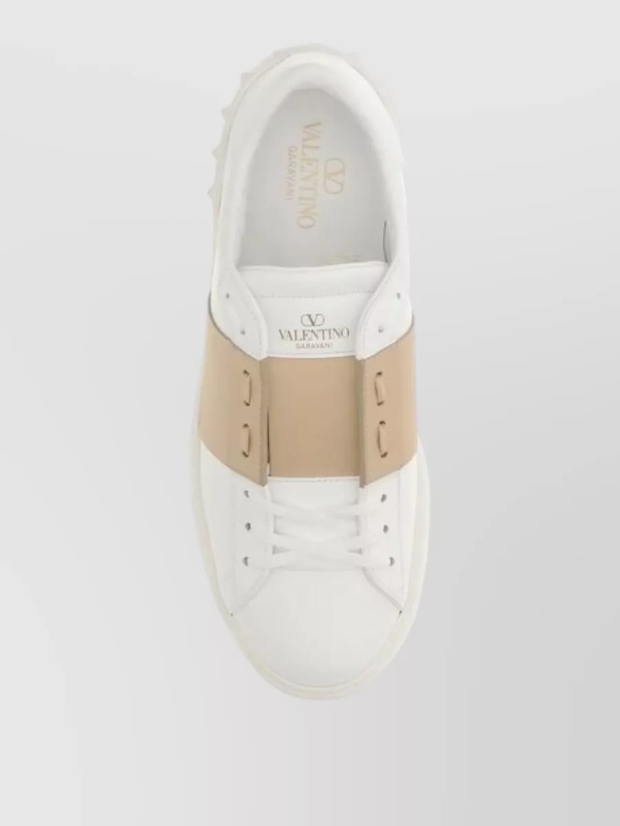 Valentino Garavani Calf Leather Low-Top Sneakers