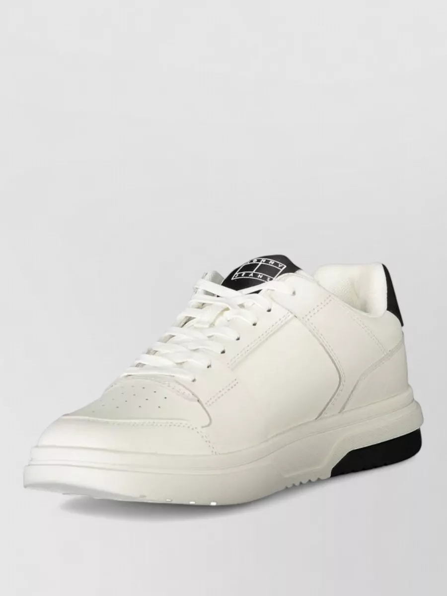 Tommy Hilfiger Leather Low-Top Sneakers
