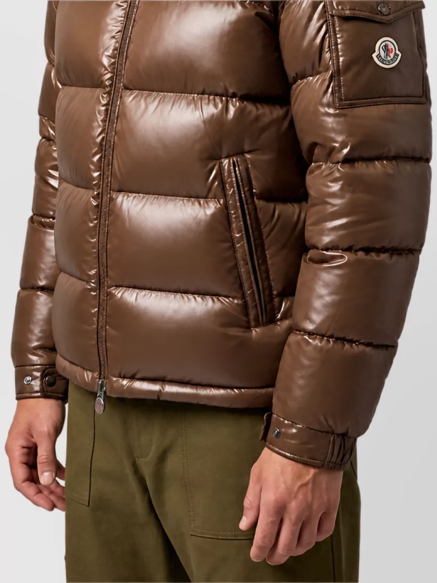 Moncler Down Hooded Quilted Puffer Jacket