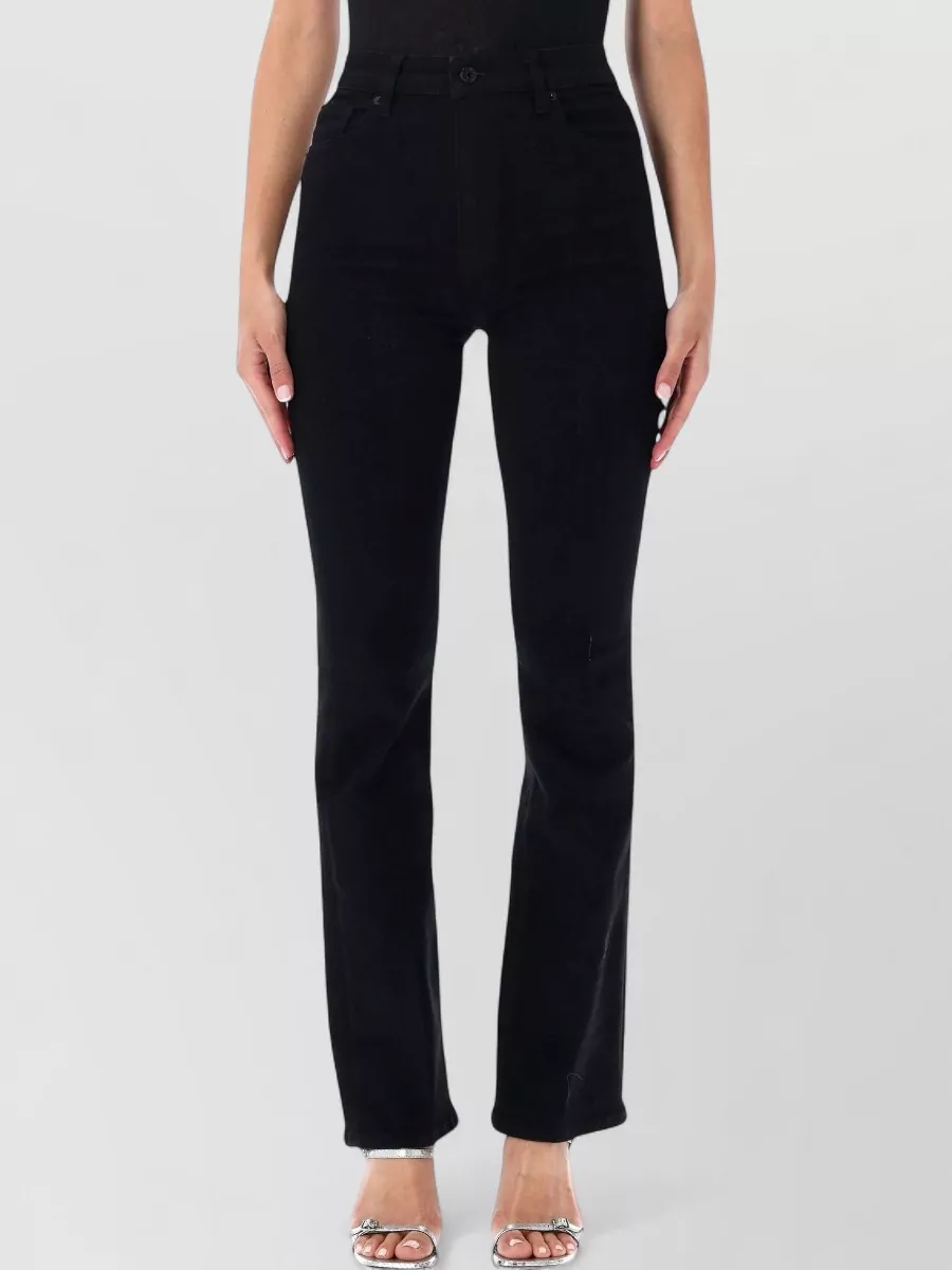 Frame denim high-rise bootcut jeans