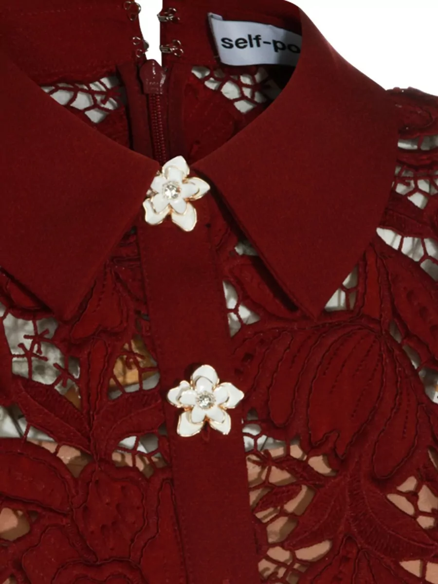 Self-Portrait Lace Mini Dress
