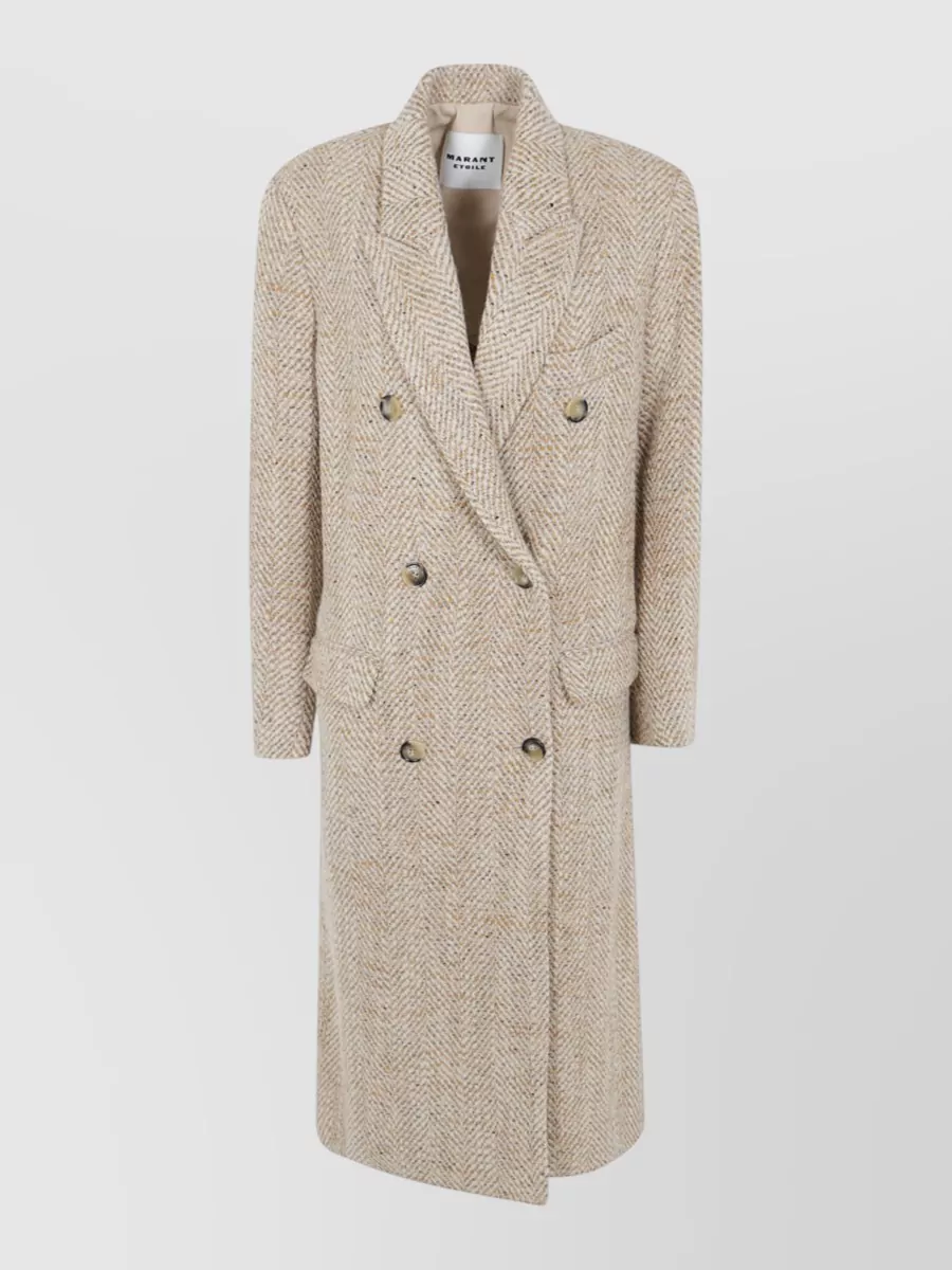 Isabel Marant Etoile wool double-breasted long coat