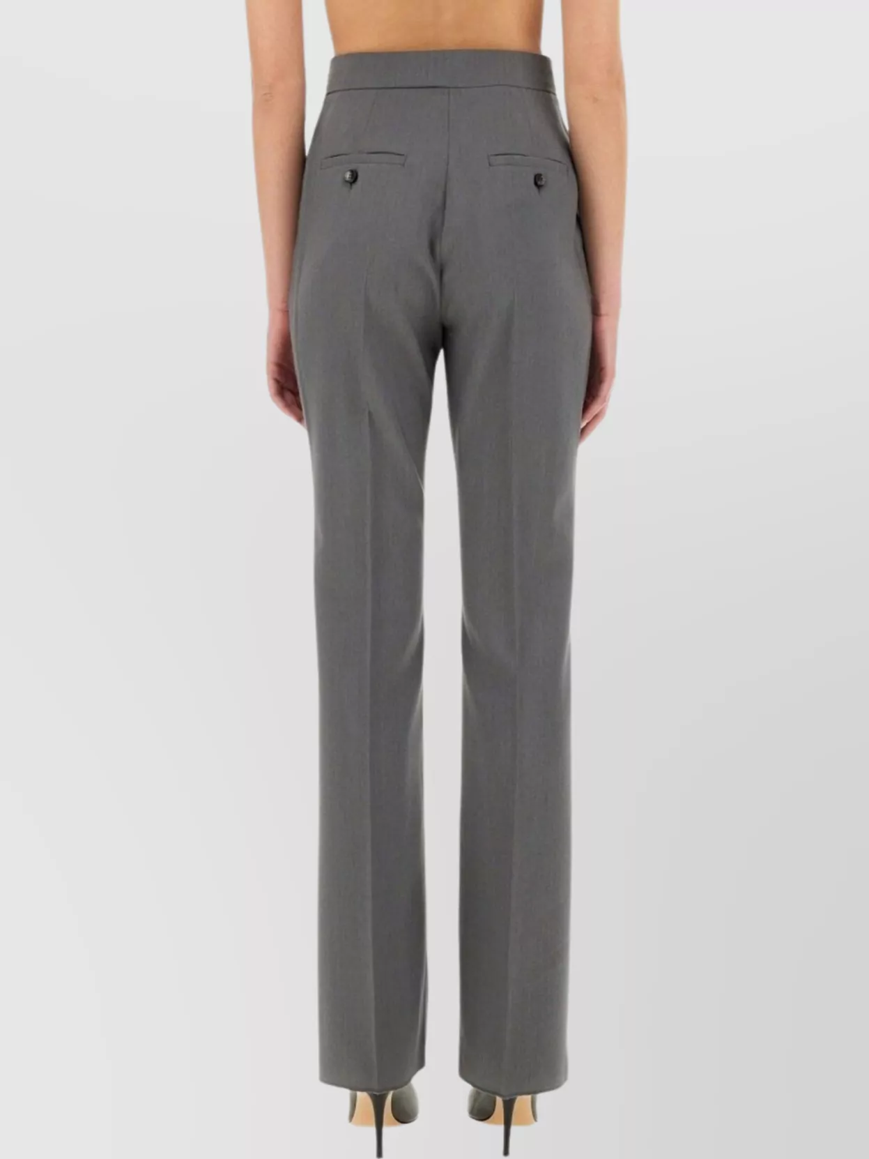 Max Mara Straight Fit Trousers Pleats
