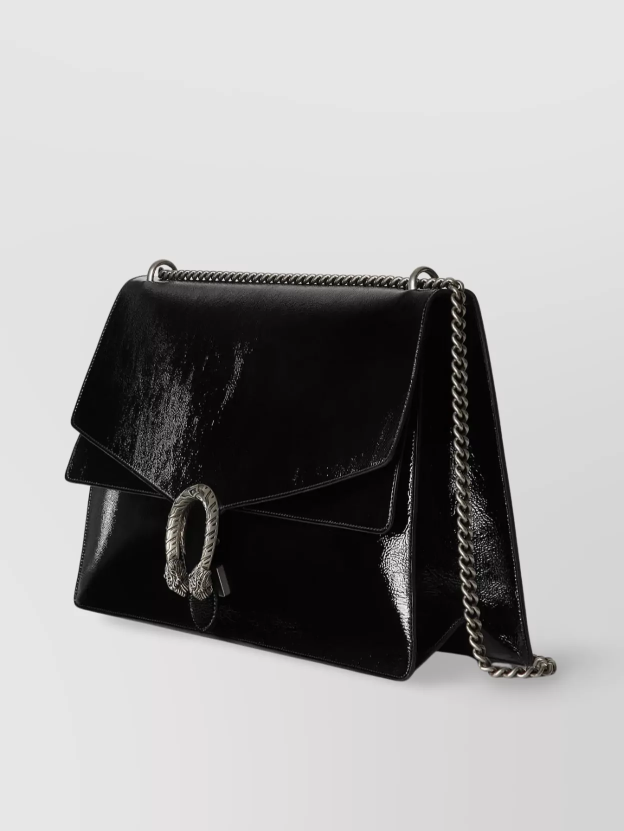 Gucci Dionysus Patent Leather Shoulder Bag