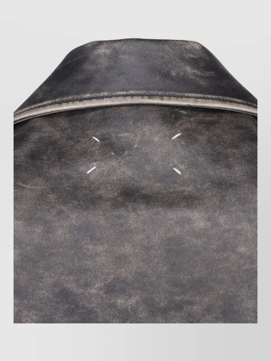 Maison Margiela Leather Coat
