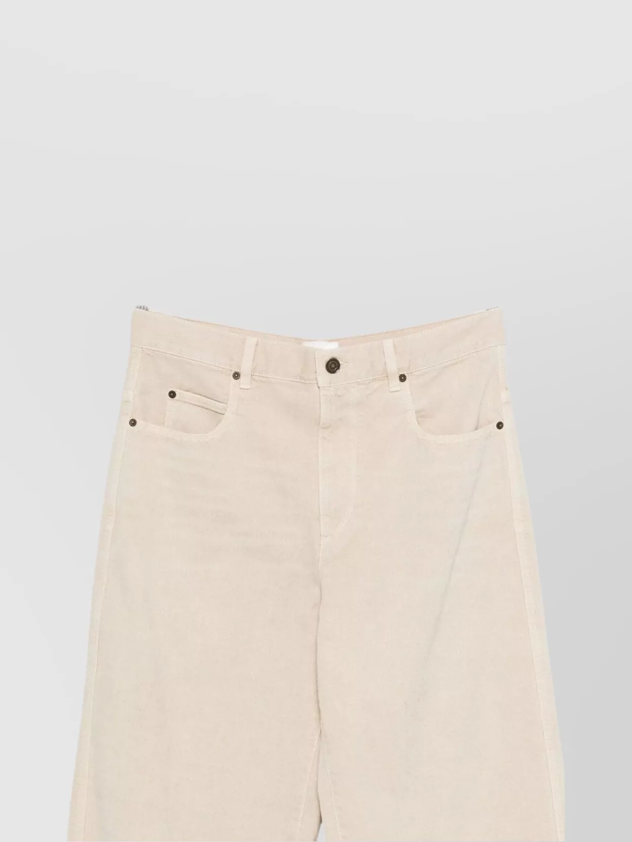 Isabel Marant Five-pocket Trousers Featuring Belt Loops In Brown