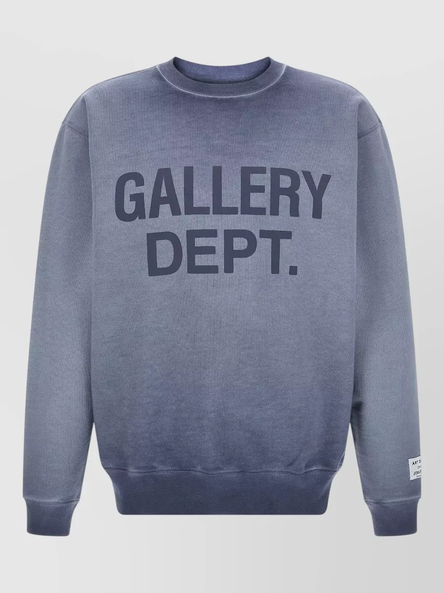 Gallery Dept. Logo graphic sweatshirt ribbed cuffs hem | The