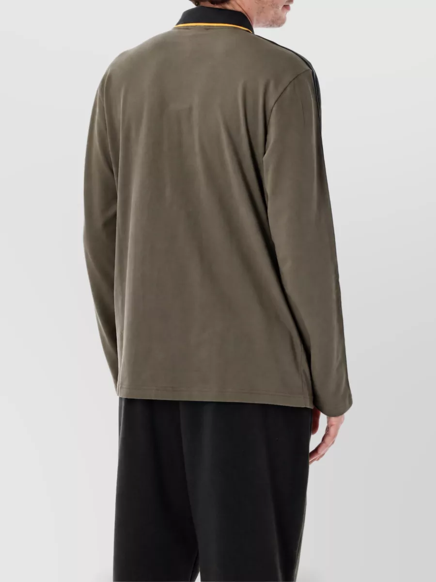 Adidas Originals Half Zip Polo T-Shirt