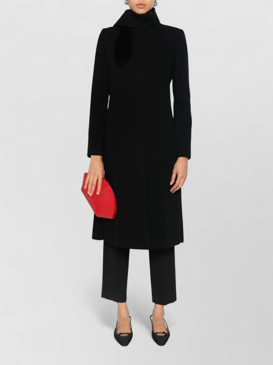 Emporio Armani Corduroy Single-Breasted Coat