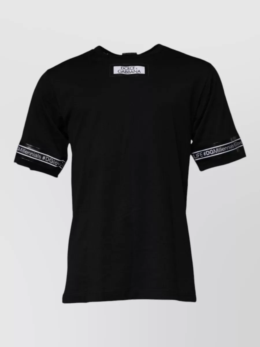 Dolce&Gabbana Cotton short-sleeve crew-neck t-shirt