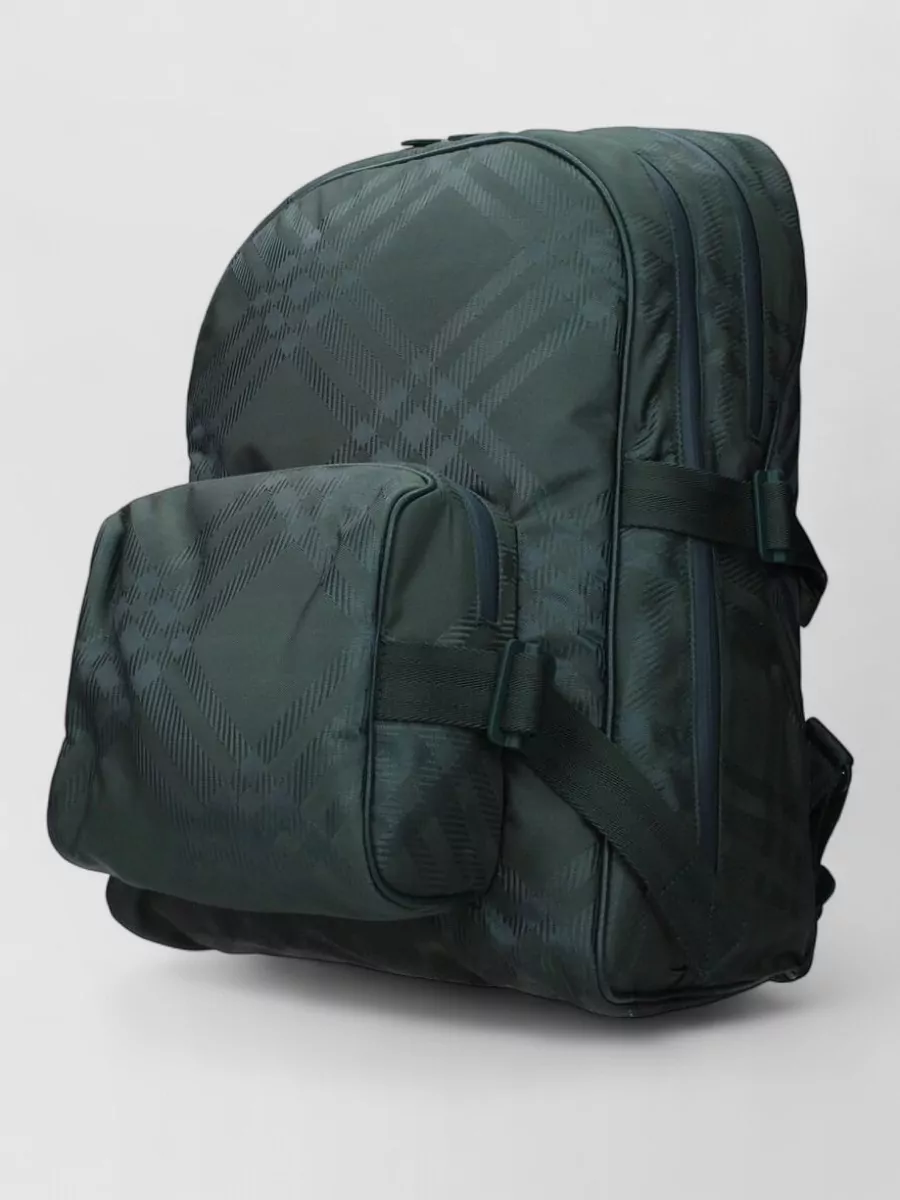 Burberry Nylon Checked Backpack