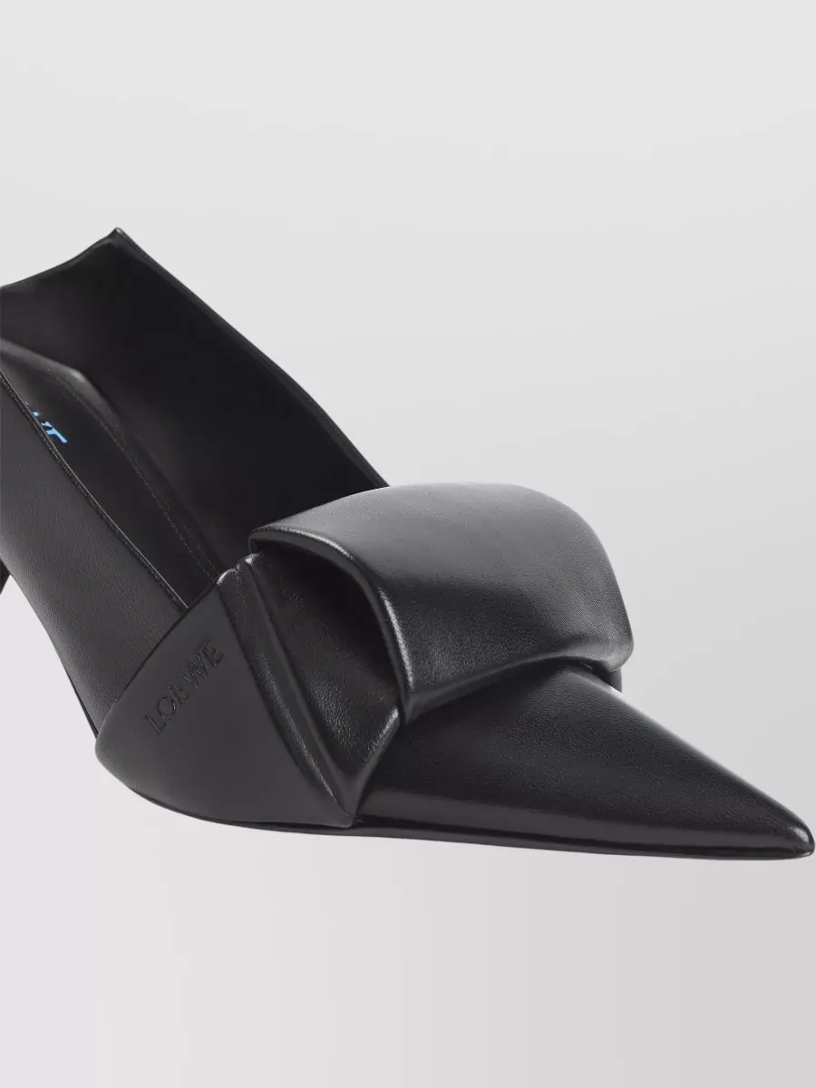 Loewe Leather Open-Back Mules