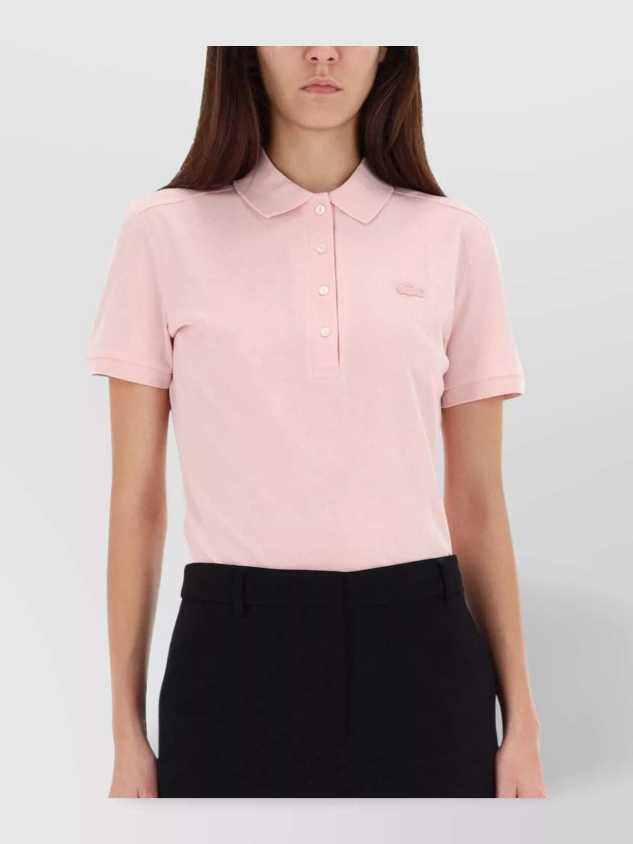 Lacoste Polo Shirt With Logo And Short Sleeves