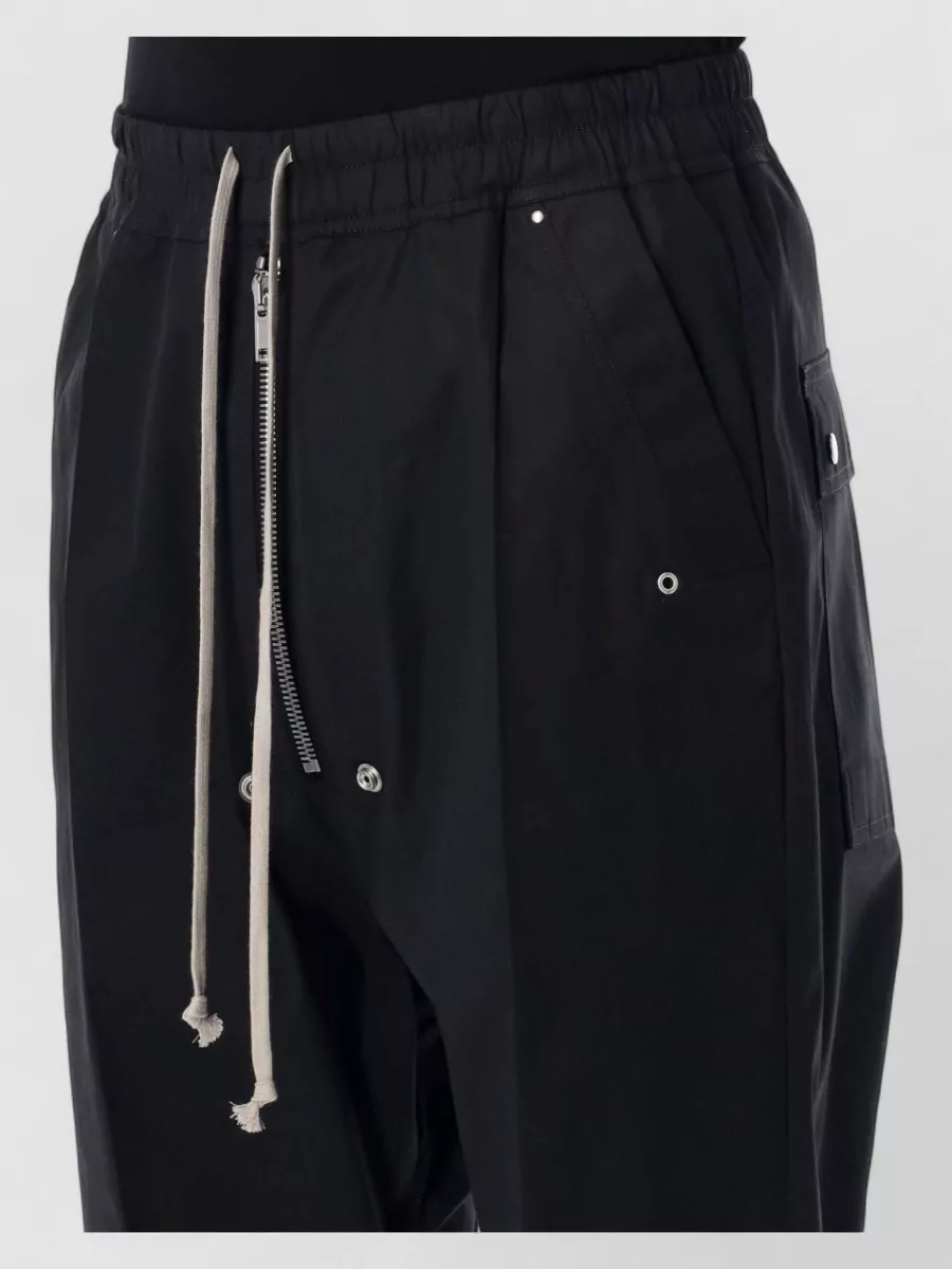 Rick Owens Architectural Cotton Poplin Utility Trousers