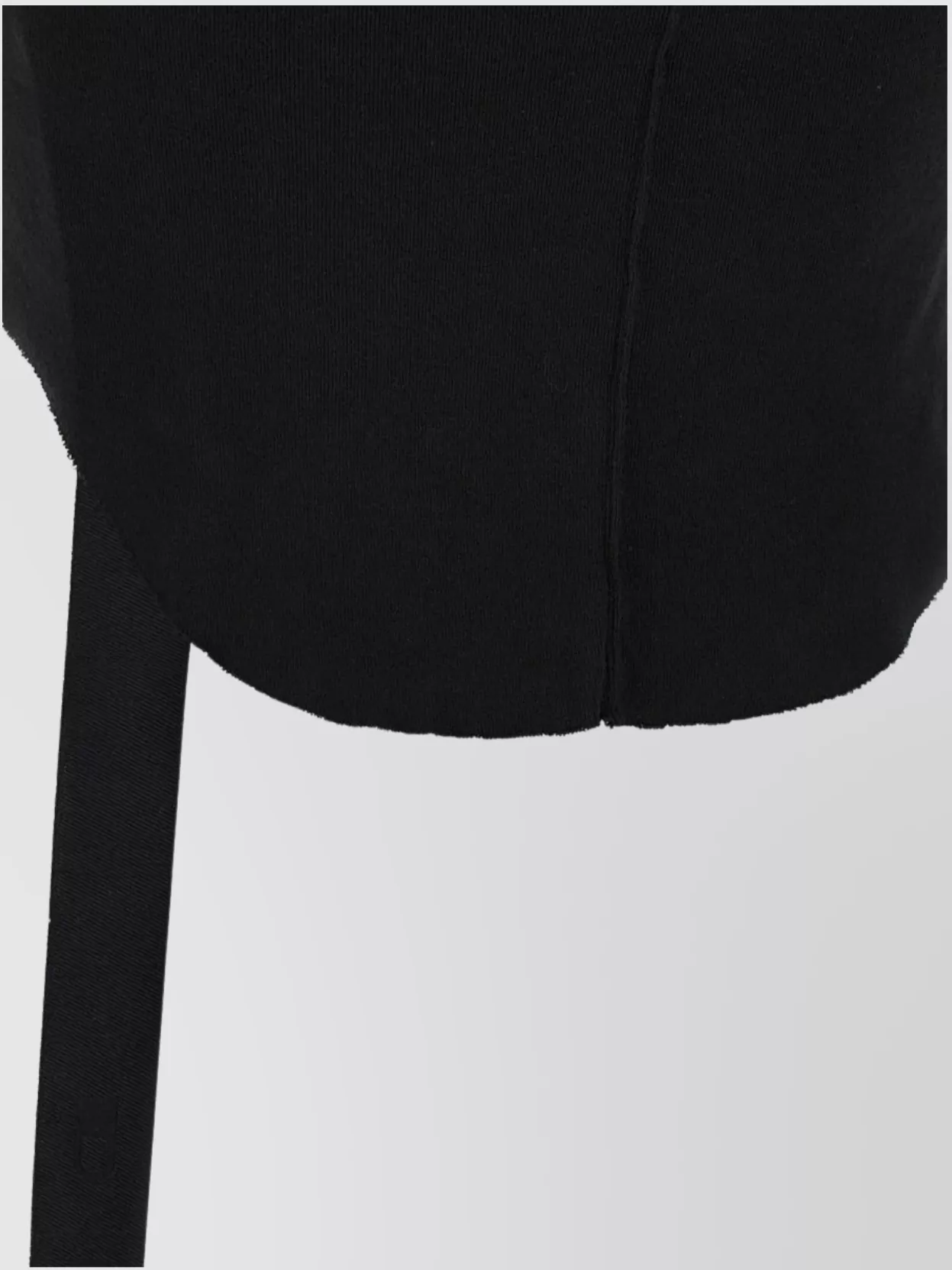 Rick Owens Drkshdw Tank Top With Asymmetric Hem And Scoop Neck