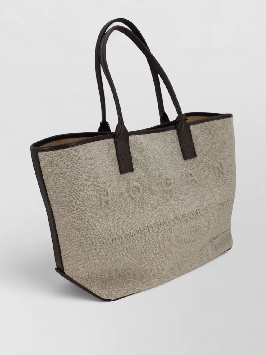 Hogan H-Bag Fabric Tote Bag