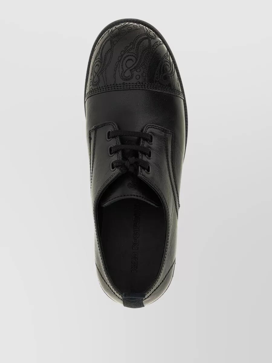 Kiko Kostadinov Leather Lace-Up Derby Shoes