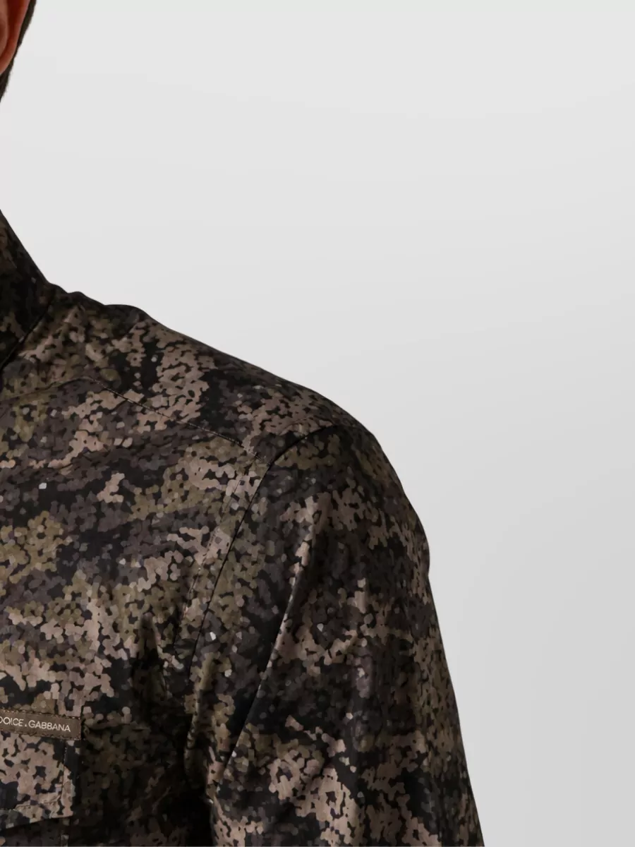 Dolce&Gabbana Camouflage Long-Sleeve Shirt