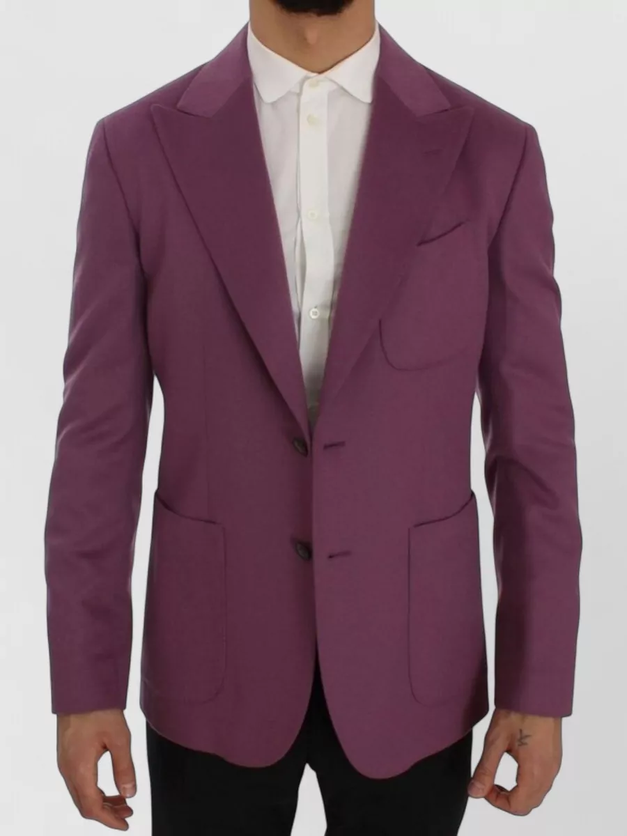 Dolce&Gabbana Cashmere silk slim-fit blazer