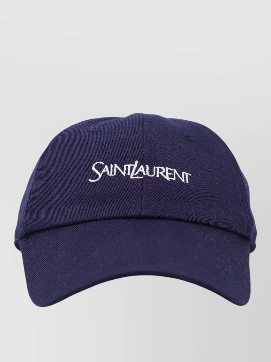 Saint Laurent cotton logo baseball cap