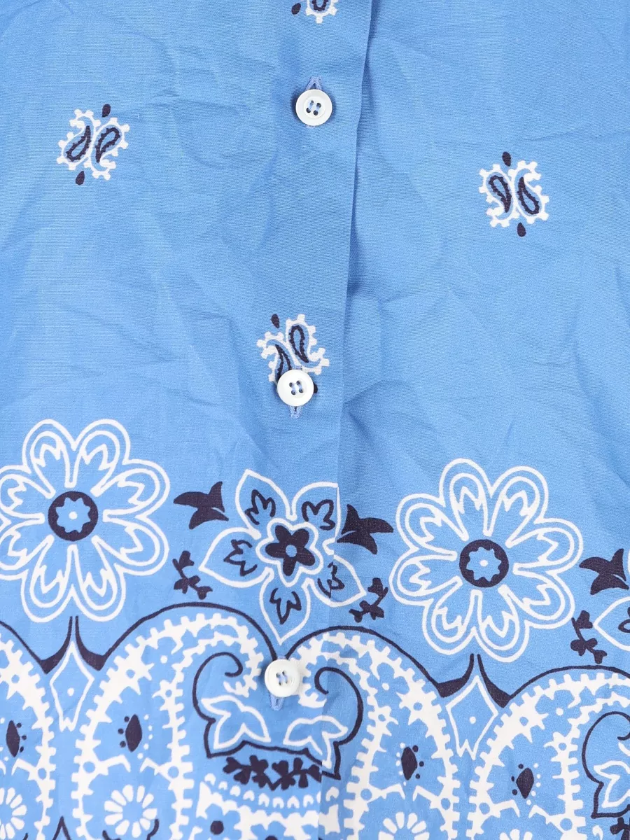 Miu Miu Bandana Print Short Sleeve Shirt