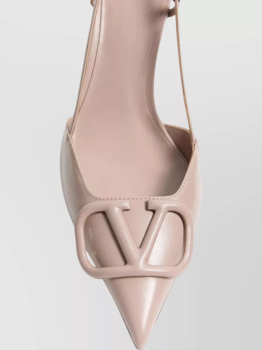 Valentino Leather Slingback Pumps
