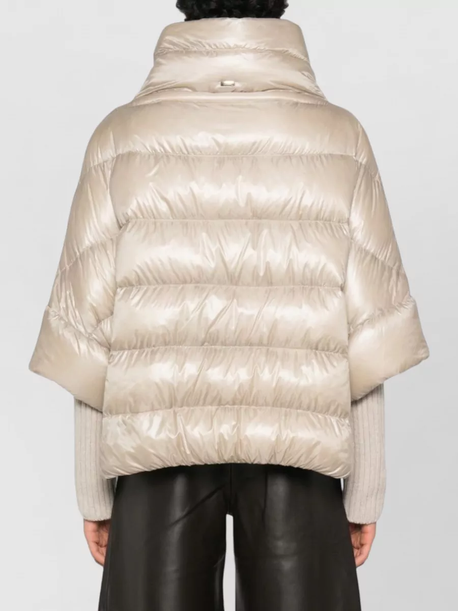 Herno Down Puffer Coat In Neutral