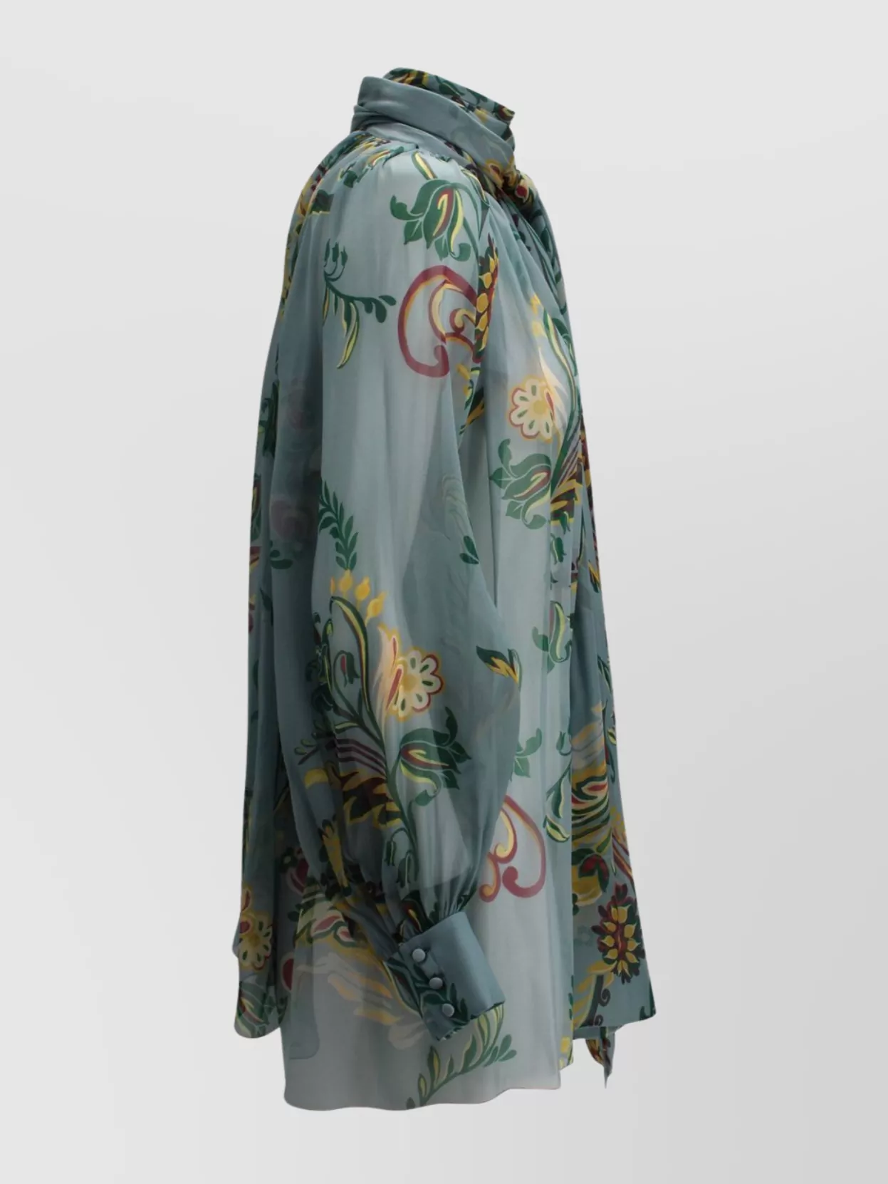 Etro Floral Long Sleeve Loose Fit Top