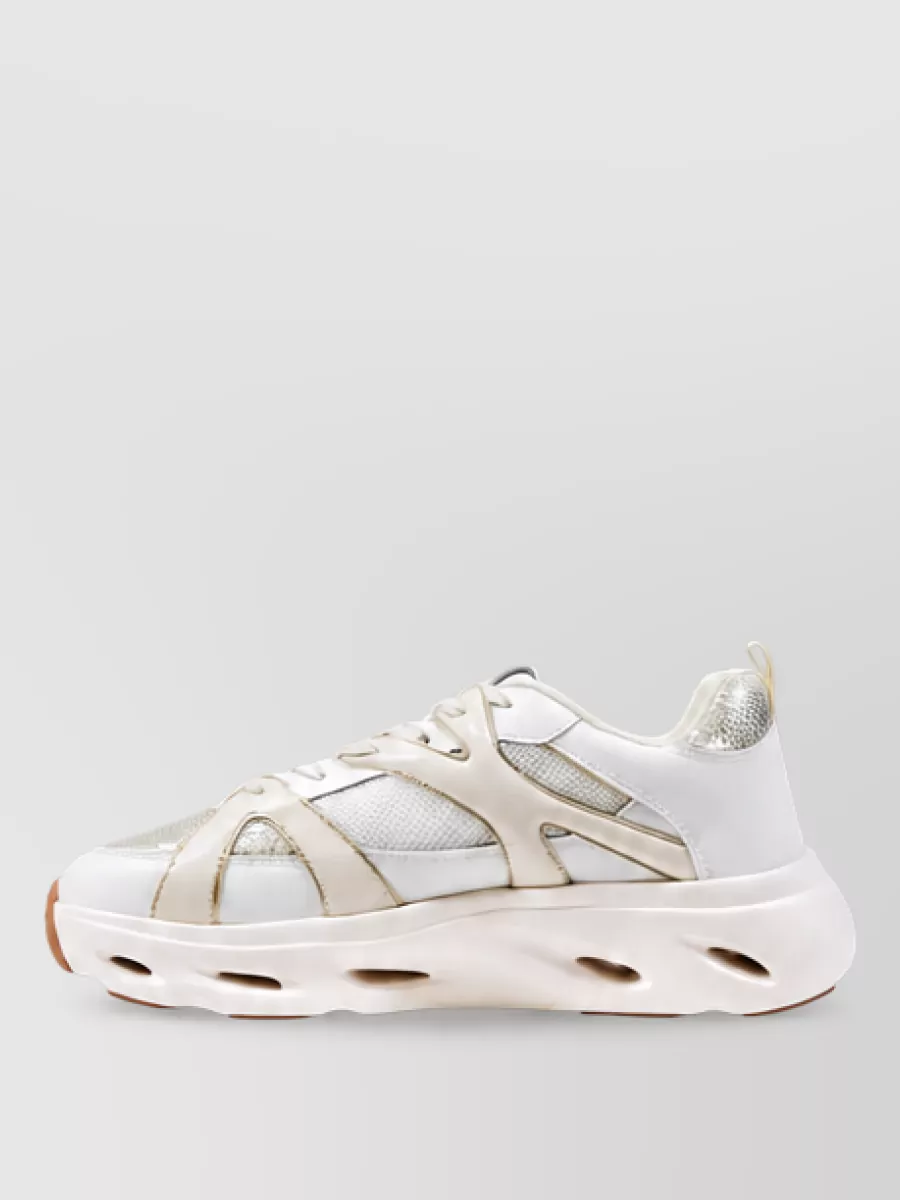 Pinko Leather Low-Top Sneakers