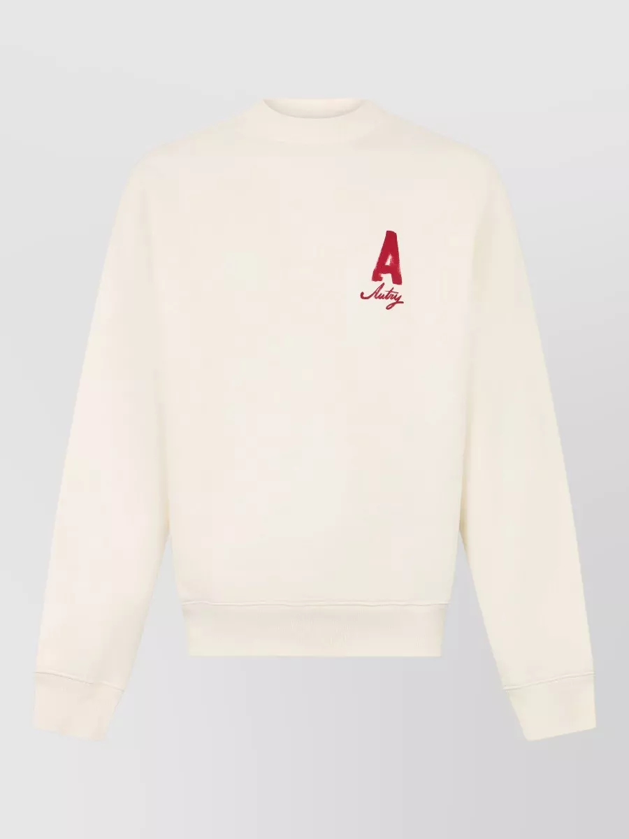 Autry cotton logo print sweatshirt