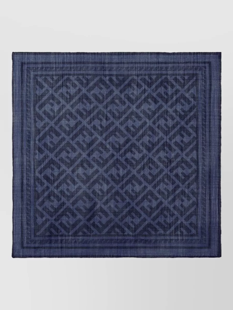 Fendi Silk wool ff motif scarf