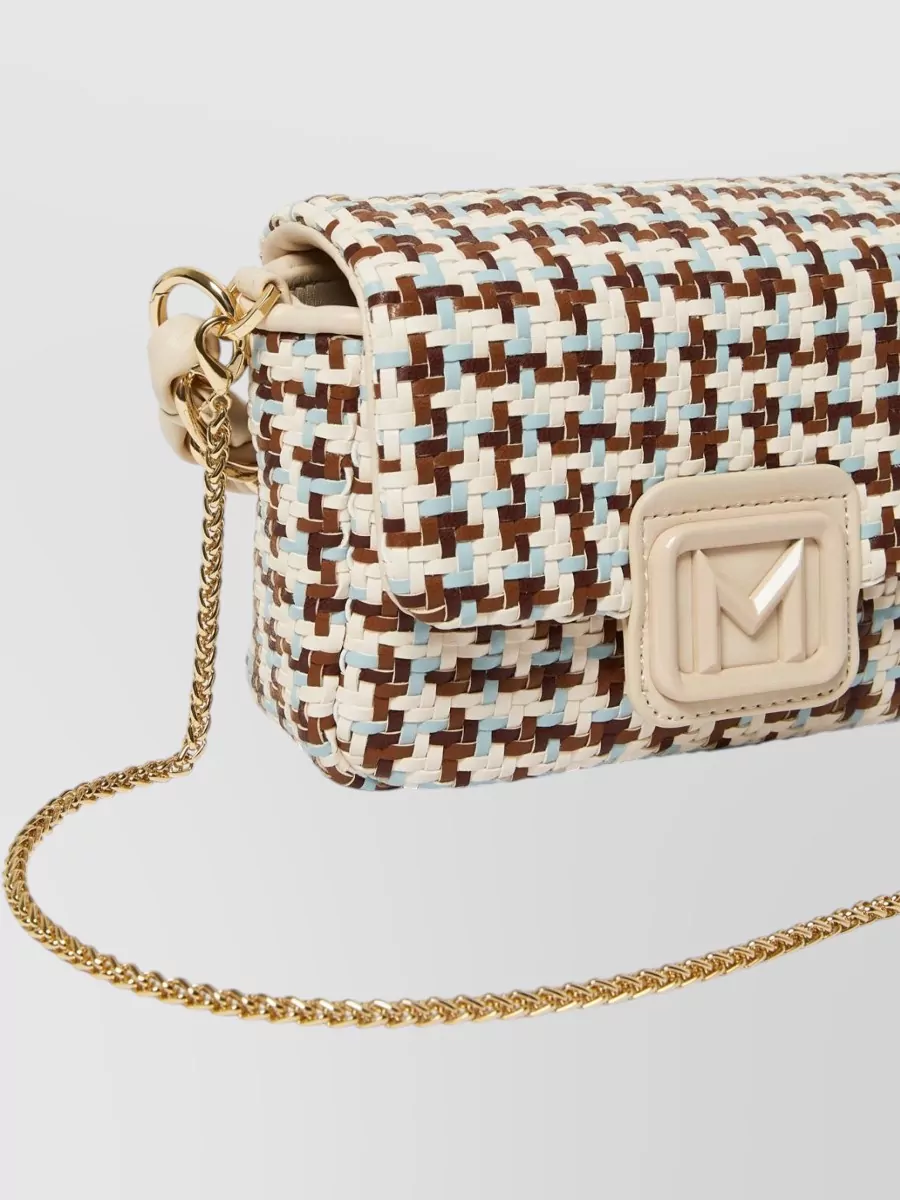 Marella Crossbody Bag Braided Handle Chain Strap