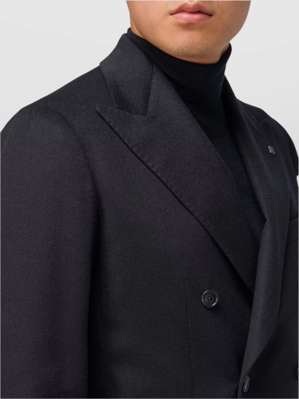 Tagliatore Double-breasted Jacket Peak Lapels In Blue