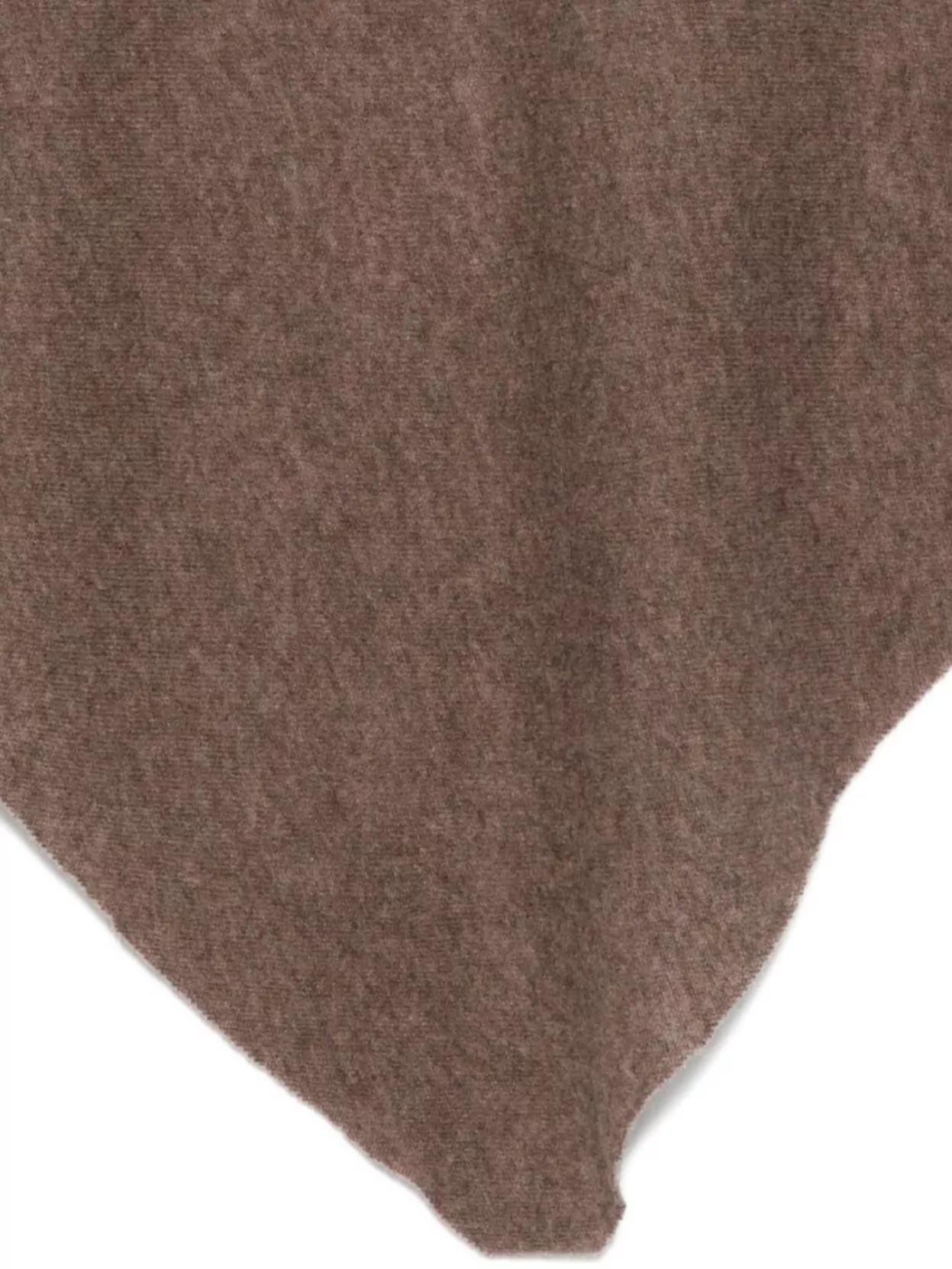Faliero Sarti Triangle Scarf With Soft Texture And Fringed Edges