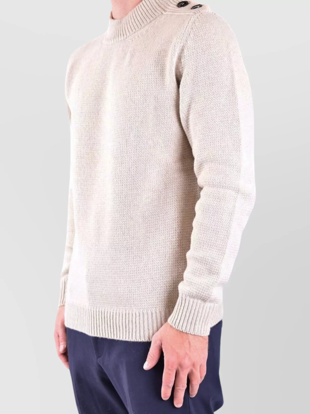 Dondup Neck Button Detail Sweaters