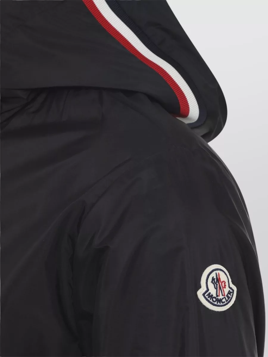 Moncler Hooded Jacket Featuring Drawstring Hood