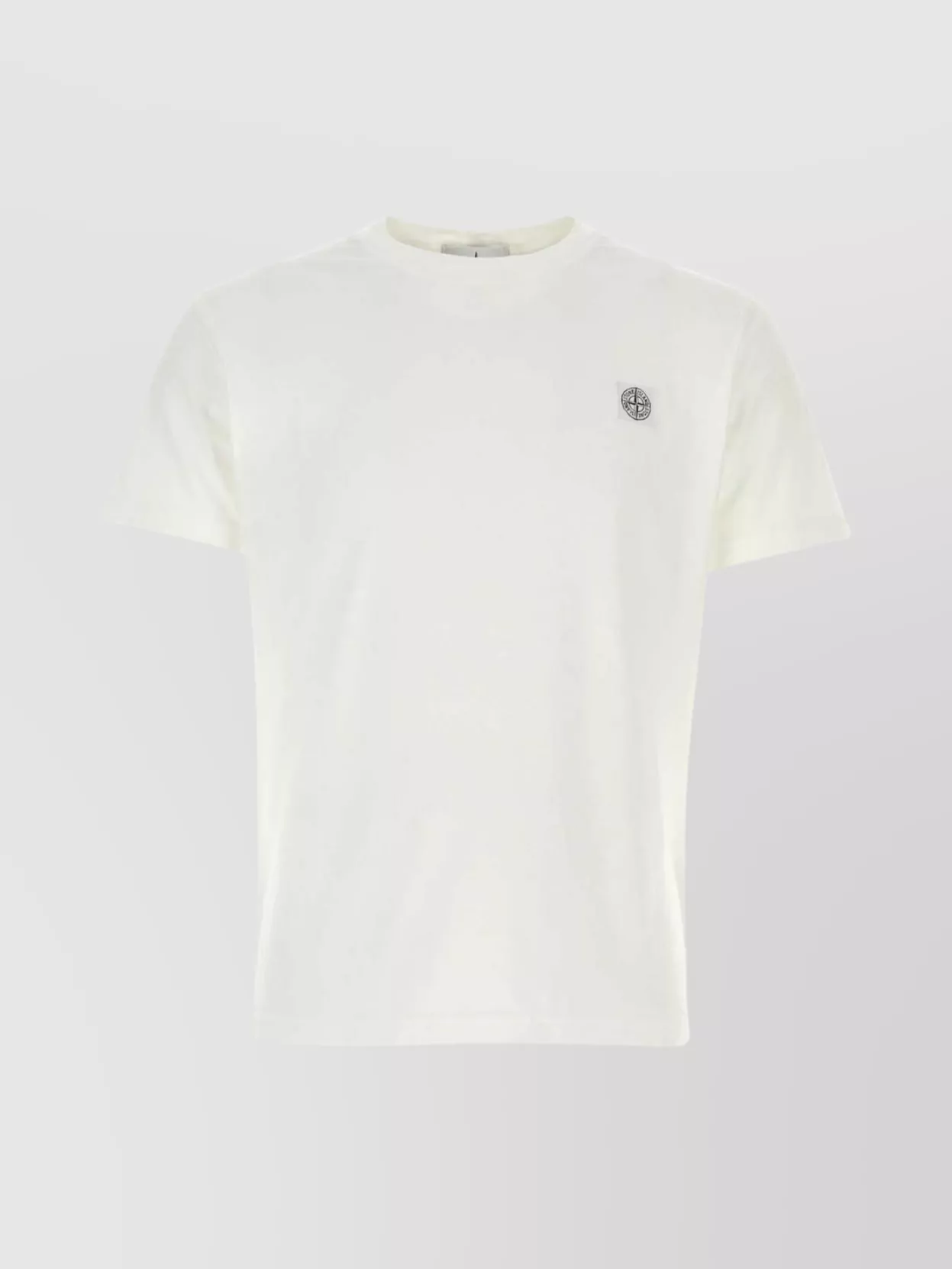 Shop Stone Island Versatile Crew Neck T-shirt In White