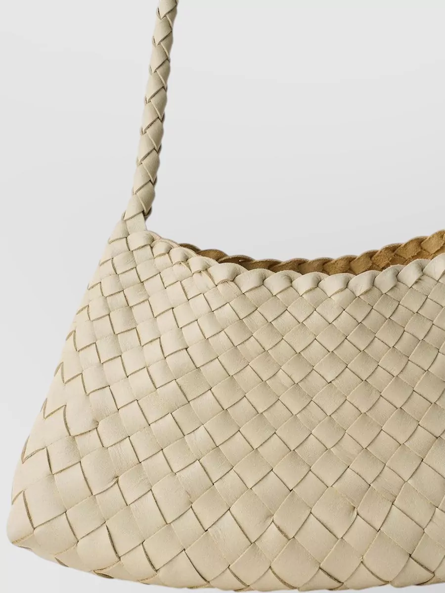 Dragon Diffusion Rosanna Curved Woven Texture Shoulder Bag