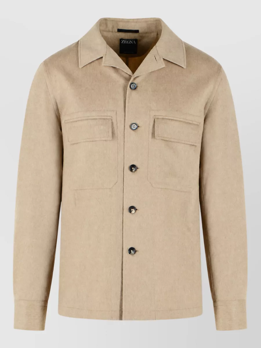 Zegna cashmere overshirt jacket