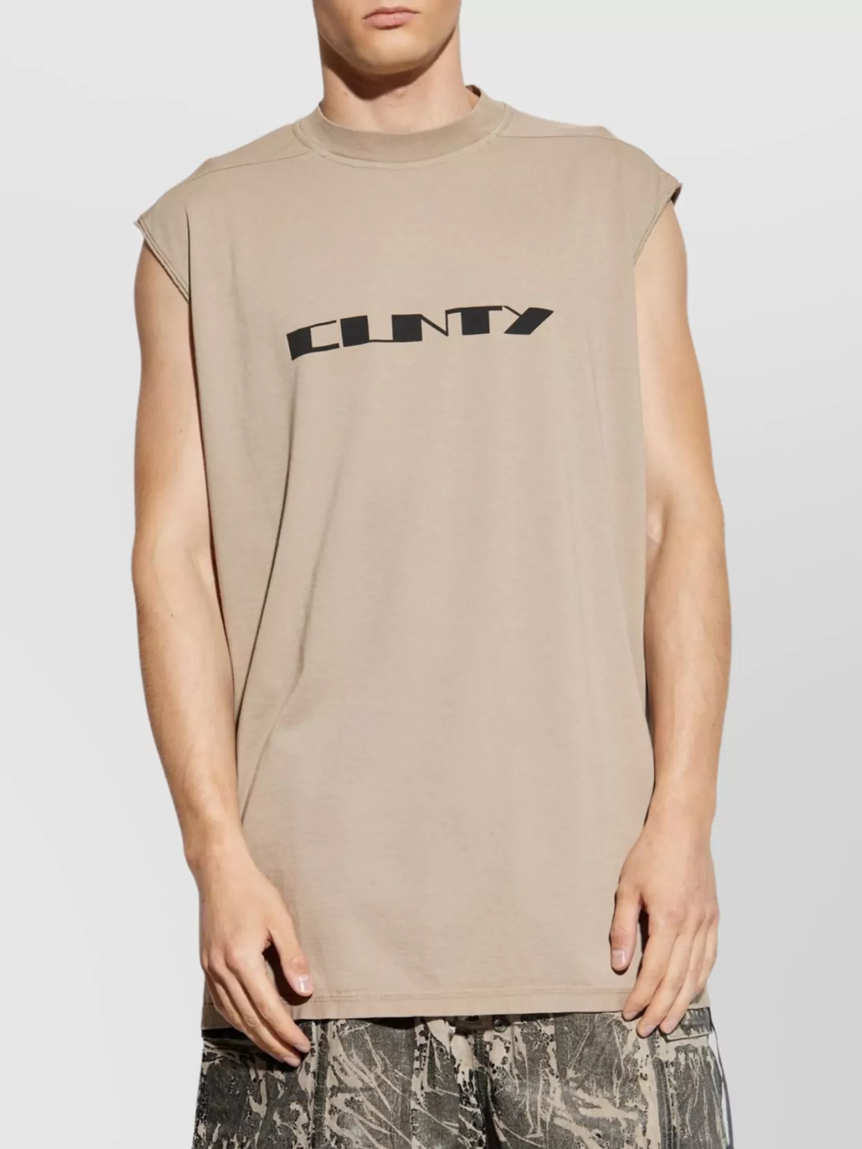 Rick Owens Drkshdw Graphic Print Crewneck Tank Top