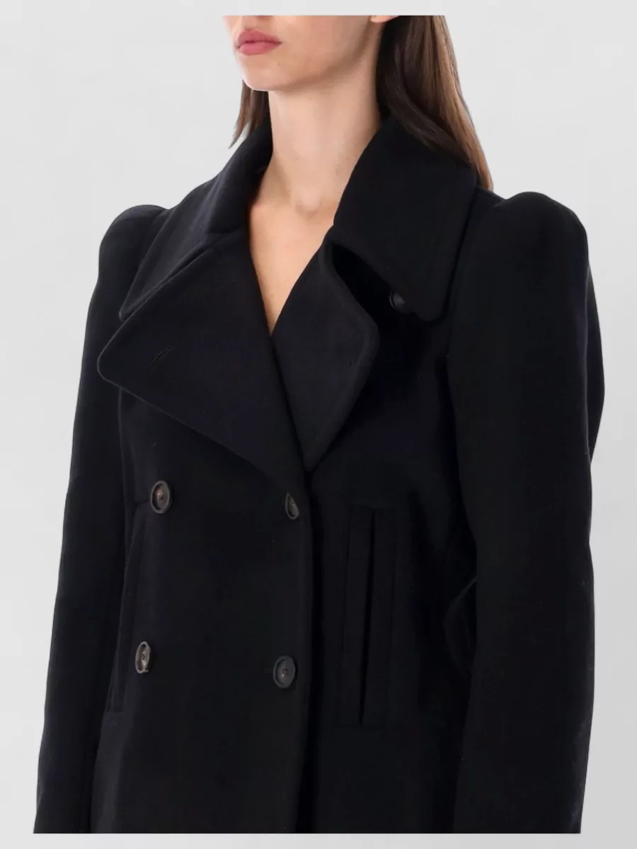 7 For All Mankind Wool Double-Breasted Coat